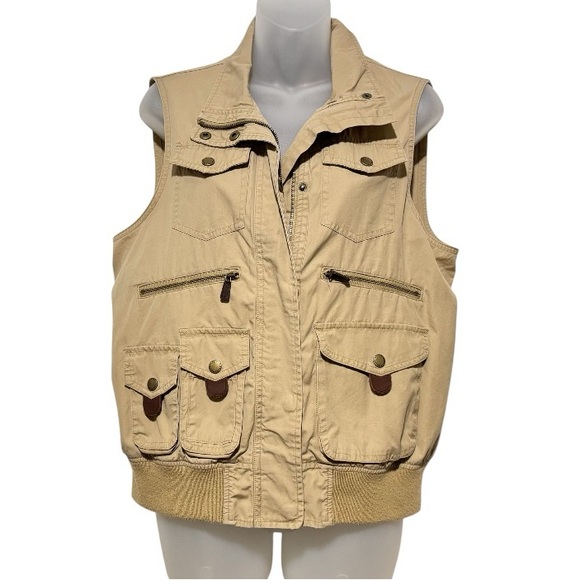 Ralph Lauren Jackets & Blazers - Lauren Ralph Lauren Beige Fishing or Field Vest